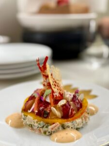 consultant culinaire - magnifique entrée gastronomique